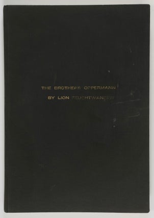 Original Screenplay: The Brothers Oppermann