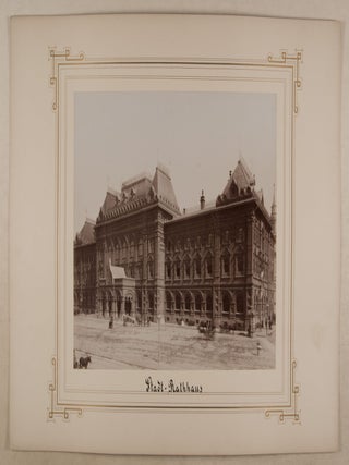 Виды Москвы (Views of Moscow) [19th century documentation of Moscow - RARE PORTFOLIO WITH 40 large format MOUNTED ALBUMEN PRINTS]