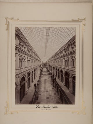Виды Москвы (Views of Moscow) [19th century documentation of Moscow - RARE PORTFOLIO WITH 40 large format MOUNTED ALBUMEN PRINTS]