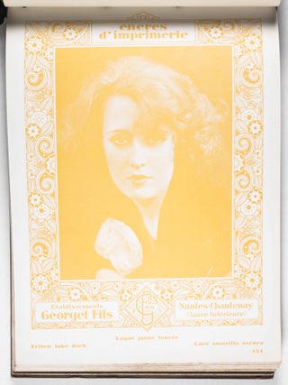 Les Encres Georget Fils pour lithographies, typographies, helio-typo et off-set (Late 1910s, early 1920s French catalogue of inks)