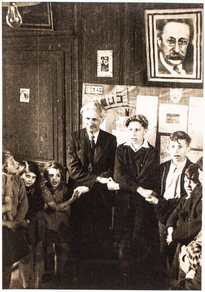 Item #46740 Cercle Amical - Paris: Foyer des Enfants de Déportés et Fusillés "Les Buissons" - Le Mans - 1945-1946. Dr. E. Minkowski, Serge Pludermacher, Jewish Labor Committee, Photographs by.