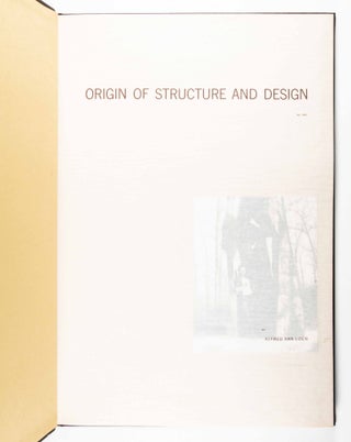 Origin of Structure and Design [INSCRIBED]