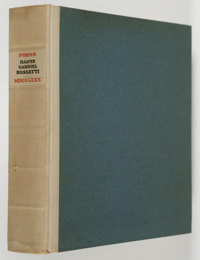 Item #46854 Poems. Dante Gabriel Rossetti.