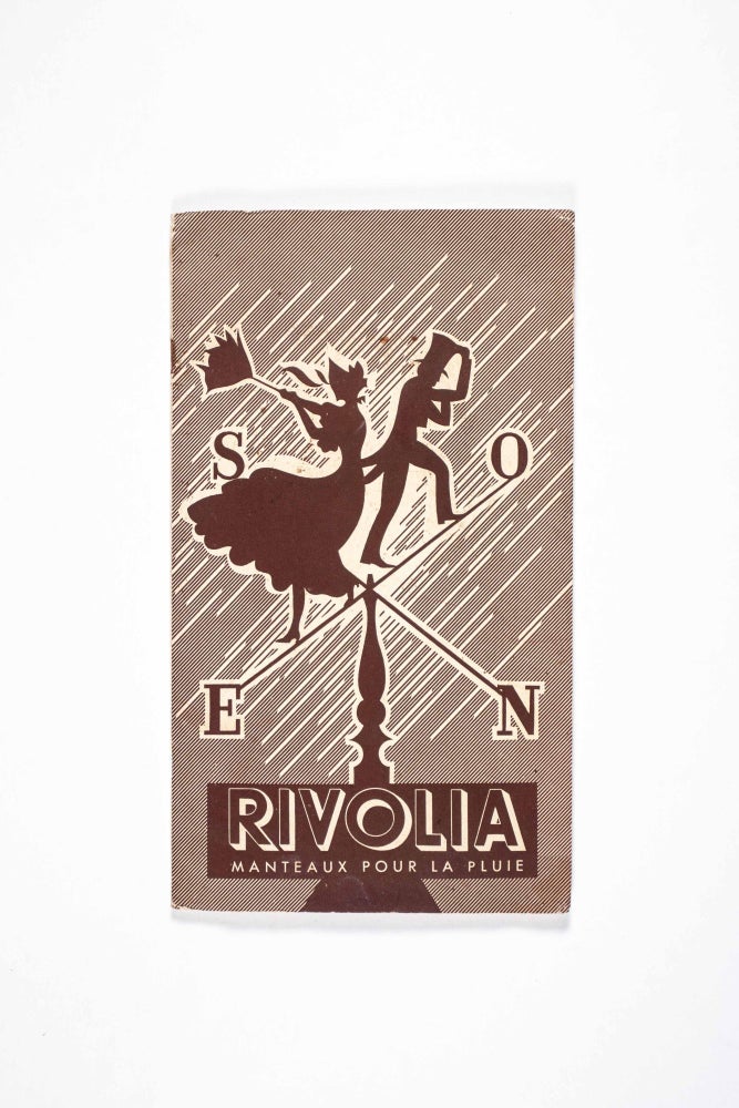 Item #46912 Vêtements en Tissus Caoutchoutés et Imperméabilisés. Marque "Rivolia" (Catalog of rubberized and waterproof clothing fabrics). n/a.