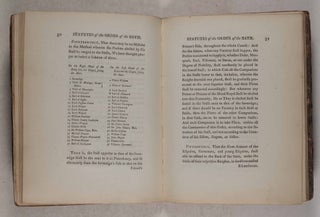 Statutes of the Most Honourble Order of the Bath [SIGNED]