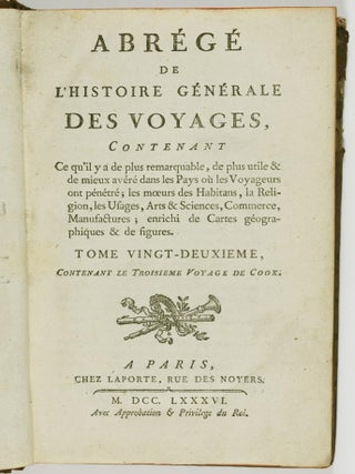 Abrégé de L'Histoire Générale Des Voyages. Tome Vingt-Deuxieme (Summary of the General Travel History. Volume Twenty-Two)