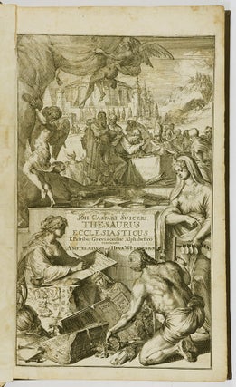 Thesaurus Ecclesiasticus, E Partibus Graecis Ordine Alphabetico exhibens: Quaecunque Phrases, Ritus, Dogmata, Haereses, & hujusmodi alia spectant. 2 Vols.