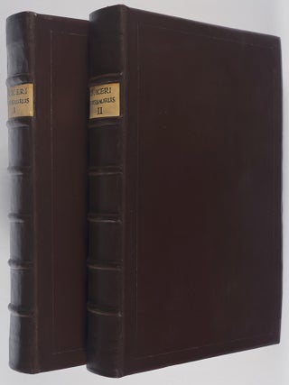 Thesaurus Ecclesiasticus, E Partibus Graecis Ordine Alphabetico exhibens: Quaecunque Phrases, Ritus, Dogmata, Haereses, & hujusmodi alia spectant. 2 Vols.