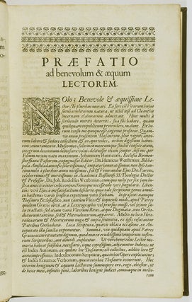 Thesaurus Ecclesiasticus, E Partibus Graecis Ordine Alphabetico exhibens: Quaecunque Phrases, Ritus, Dogmata, Haereses, & hujusmodi alia spectant. 2 Vols.