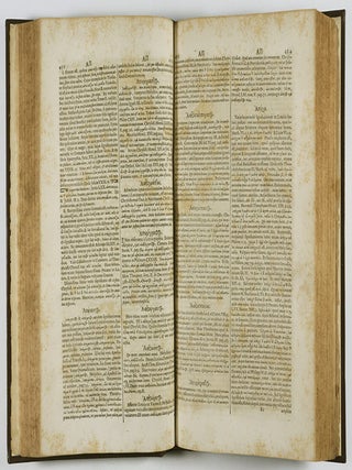 Thesaurus Ecclesiasticus, E Partibus Graecis Ordine Alphabetico exhibens: Quaecunque Phrases, Ritus, Dogmata, Haereses, & hujusmodi alia spectant. 2 Vols.
