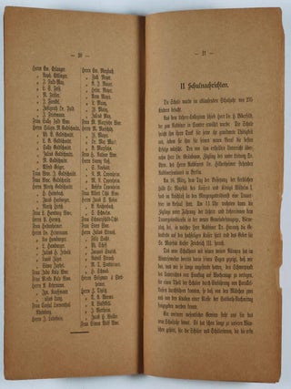 Bericht über die Israelitische Religionsschule unter Leitung des Herrn Rabbiners Dr. Horowitz (Report of the Israelite Religious School under the Direction of Rabbi Dr. Horowitz)