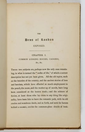 Sinks of London Laid Open: A Pocket Companion for the Uninitiated, to Which is Added a Modern Flash Dictionary Containing All the Cant Words, Slang Terms, and Flash Phrases now in Vogue, with A List of the Sixty Orders of Prime Coves...