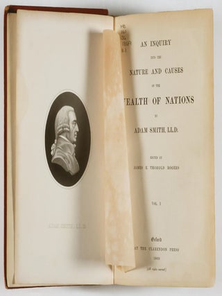 An Inquiry into the Nature and Causes of the Wealth of Nations. 2 Vols.