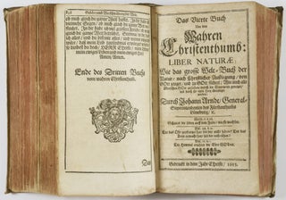 Johann Arndts/ General-Superintendenten des Fürstenthums Lüneburg/ Fünff Geistreiche Bücher Von dem Wahren Christentum Heilsamer Busse/ hertzlicher Reue und Läid über die Sünde/ wahrem Glauben/ und heiligem Leben und Wandel der rechten wahren Christen/ auch wie ein wahrer Christ Sünde/ Tod/ Teuffel/ Hölle/ Welt/ Creutz und alle Trübsal durch den Glauben/ Gebätt/ Gedult/ Gottes Wort und himmlischen Trost überwinden solle: und dasselbe alles in Christo Jesu: Allen Christen zu ihrer Seelen Heil und Seligkeit/ jnsonderheit Lehrern und Predigern/ wie auch allen Christlichen Haußvättern zu jhrer Andacht/ Nützlich und hochnöhtig zu lehren und zu gebrauchen. (Five Books of True Christianity)