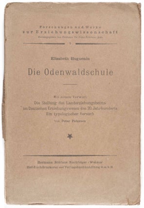 Die Odenwaldschule [WITH] Odenwaldschule [WITH] Die Odenwaldschule in Bildern (Odenwald School. Status in the Educational System and Introduction in Words and Pictures)
