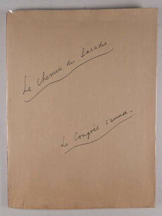 Photo Album of Stills From the Films, "Le Chemin du Paradis" (The Road to Paradise) and "Le Congres S'amuse" (The Congress is Amused)