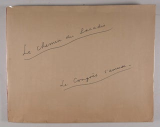 Photo Album of Stills From the Films, "Le Chemin du Paradis" (The Road to Paradise) and "Le Congres S'amuse" (The Congress is Amused)