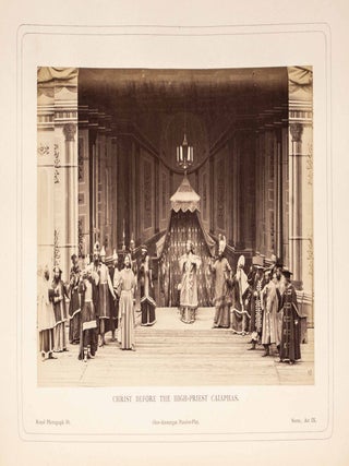 Album of the Passion-Play at Ober-Ammergau. Being Sixty Albumen Prints of the Scenes and Tableaux of the Passion-Play, Taken by Command of His Majesty King Ludwig II. of Bavaria, by the Court-Photographer Albert, of Munich; A Series of Etchings, in Heliotype, from the Pen and Ink drawings of "The Homes of Ammergau," by Eliza Greatorex, and Engravings on Wood. (Being the first complete photo documentaiton of the "Passion Play")