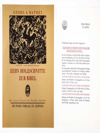 Vom Ornament zur Linie. Der frühe Insel-Verlag 1899 bis 1924. Ein Beitrag zur Buchästhetik im frühen 20. Jahrhundert
