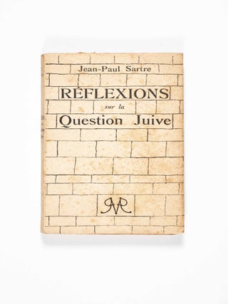 Item #47347 Réflexions sur la Question Juive. Jean-Paul Sartre