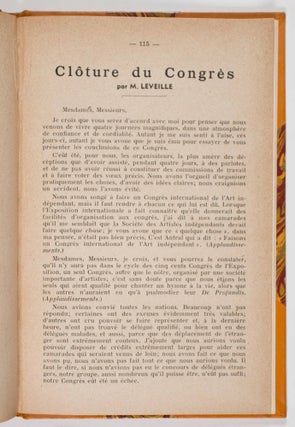 Congrès International de L'Art Indépendant (International Congress of Independent Art)