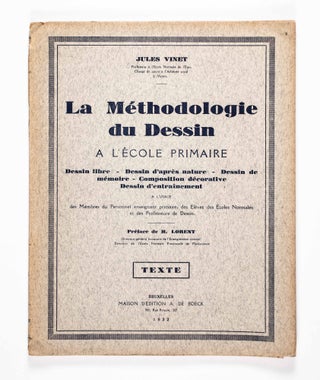 La Méthodologie du Dessin a L'École Primaire. Texte. Atlas. 2 Vols. (The Methodology of Drawing in Primary School)