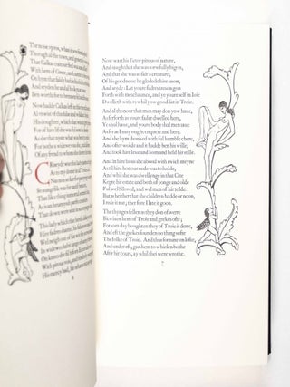 Troilus and Criseyde by Geoffrey Chaucer Edited by Arundell Del Re With Wood Engravings by Eric Gill. 2 Vols. in Slipcase