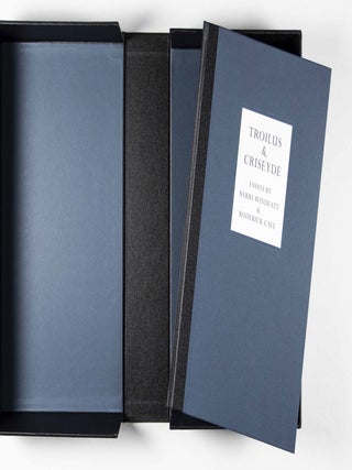 Troilus and Criseyde by Geoffrey Chaucer Edited by Arundell Del Re With Wood Engravings by Eric Gill. 2 Vols. in Slipcase