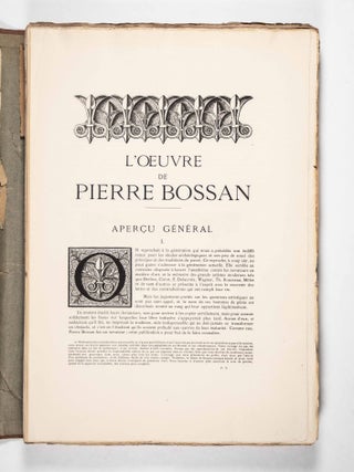 L'Oeuvre de Pierre Bossan Architecte. Basiliques, Eglises, Chapelles, Monuments civils, Tombeaux, Bronzes, Orfèvrerie. etc. (The Work of Pierre Bossan Architect. Basilicas, Churches, Chapels, Civil Monuments, Tombs, Bronzes, Silverware. etc.)