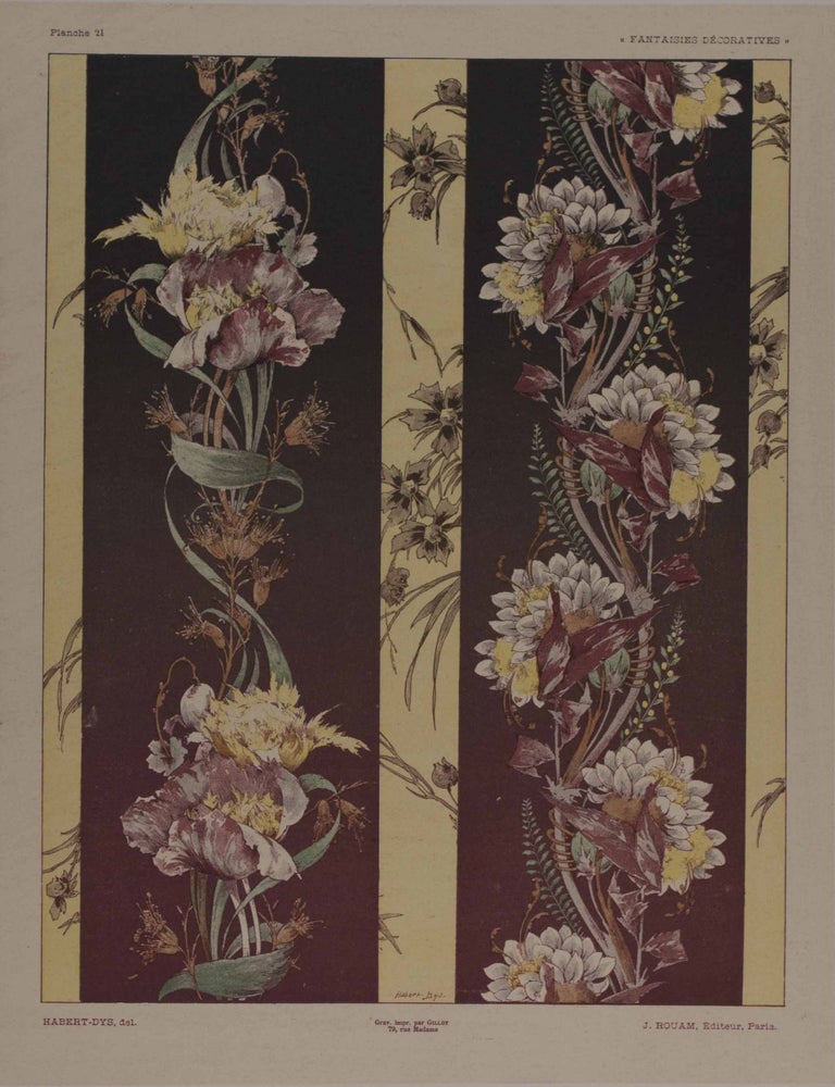 Item #47494 Fantasies D&eacute;coratives. Jules-Auguste Habert-Dys, J. Rouam.