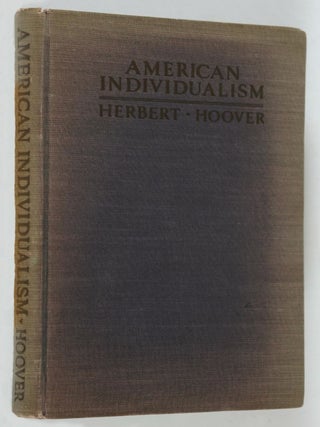American Individualism [INSCRIBED]