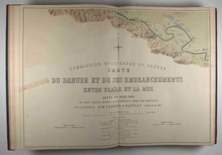 Item #47511 Cartes du delta du Danube et plans comparatifs de l'embouchure et des quelques...