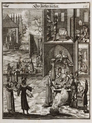 Jüdisches Ceremoniel oder Beschreibung derjenigen Gebräuche, welche die Juden so wol inn-als ausser dem Tempel, bey allen und jeden Fest-Tagen, im Gebet, bey der Beschneidung, bey Hochzeiten, Auslösung der Erst-Geburt, im Sterben, bey der Begräbnüß und dergleichen, in acht zu nehmen pflegen. (Jewish Ceremonies or Description of those Customs Jews Observe, within and outside the Temple, at Circumcisions, Marriages, First-Birth, when Passing Away, during Burials and such)