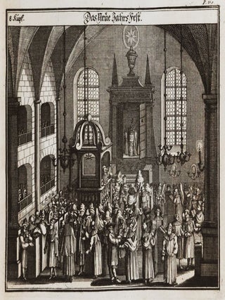 Jüdisches Ceremoniel oder Beschreibung derjenigen Gebräuche, welche die Juden so wol inn-als ausser dem Tempel, bey allen und jeden Fest-Tagen, im Gebet, bey der Beschneidung, bey Hochzeiten, Auslösung der Erst-Geburt, im Sterben, bey der Begräbnüß und dergleichen, in acht zu nehmen pflegen. (Jewish Ceremonies or Description of those Customs Jews Observe, within and outside the Temple, at Circumcisions, Marriages, First-Birth, when Passing Away, during Burials and such)