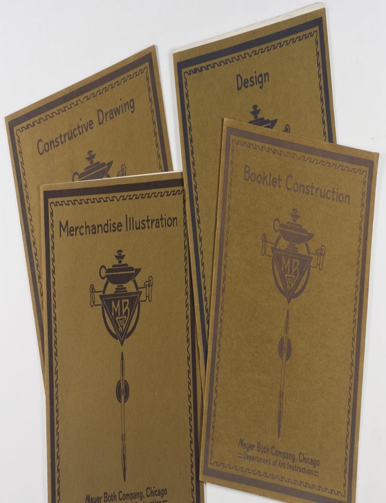 Item #47569 Four Meyer Both Company Booklets of Art Instructions: Booklet Construction&ndash;Design&ndash;Merchandise Illustration&ndash;Constructive Drawing. n/a.
