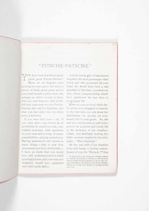 Pitsche-Patsche; Or the Life Story of Froimel