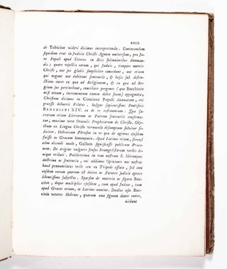 Casti Innocentis Ansaldi Ordinis Praedicatorum de Forensi Judaeorum Buccina Commentarius (Commentary on the Shofar)