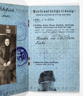 Passport Issued by the Deutsche Verwaltung im Gebiet des Oberbefehlshabers Ost (W.W.I. Passport Issued to Lithuanian Jewish Woman)
