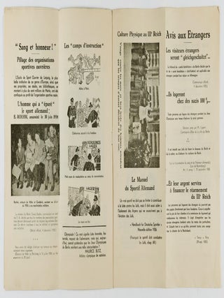 Propagande et Realite - Allemagne IV&egrave;mes Jeux Olympiques D'Hiver du 6 au 16 F&eacute;vrier 1936 Garmisch-Partenkirchen (Propaganda and Reality. The IV. Olympic Games from February 6&ndash;16, 1936 at Garmisch-Partenkirchen)