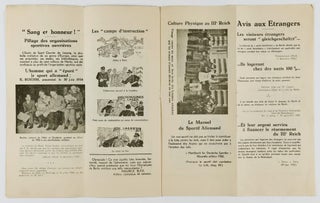 Propagande et Realite - Allemagne IVèmes Jeux Olympiques D'Hiver du 6 au 16 Février 1936 Garmisch-Partenkirchen (Propaganda and Reality. The IV. Olympic Games from February 6–16, 1936 at Garmisch-Partenkirchen)