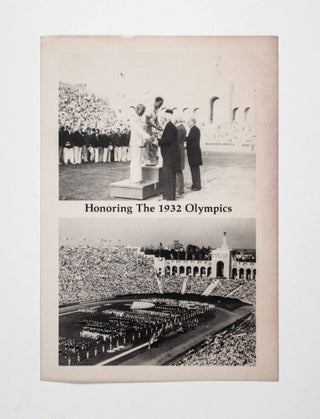 Item #47813 Honoring The 1932 Olympics. n/a