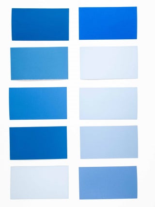 Baumanns Neue Farbtonkarte System Prase D.R.G.M. Block Ia (Four Boxes With 1325 Color Tone Cards System Prase)