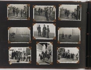 WW II Equestrian Album of the German Cavalry Captain Konrad Bensberg. A Collection of 252 Original Silver Gelatin Prints