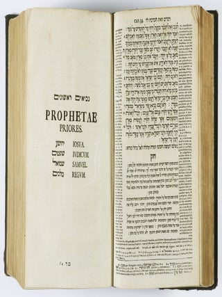 Biblia Hebraica, ex aliquot manuscriptis et compluribus impressis codicibus....Selectae variantes lectiones subiiciuntur