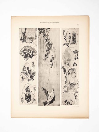 Recueil de 60 Peintures Japonaises Sur Soie (Collection of 60 Japanese Paintings on Silk)