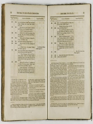 Zeittafeln der R&ouml;mischen Geschichte zum Handgebrauch und als Grundlage des Vortrags in h&ouml;heren Gymnasialklassen mit fortlaufenden Belegen und Ausz&uuml;gen aus den Quellen. (Time charts of Roman history for reference and basis for lectures in high school with continuous documentation and excerpts from original sources)