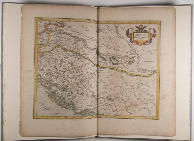Item #47998 A Leaf from the Mercator-Hondius World Atlas Edition of 1619. Norman J. W. Thrower, Essay.