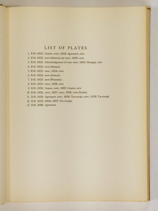 Catalogue of Demotic Papyri in the British Museum. Volume I: A Theban Archive of the Reign of Ptolemy I., Soter