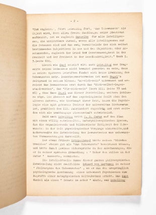 Bericht über die Berliner Vorträge von Prof. Dr. C. G. Jung. 28./29. September 1937 (Report on the Berlin Lectures of Prof. Dr. C. G. Jung 28./29. September 1937) [RARE UNPUBLISHED TYPSCRIPT]
