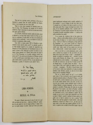 "Universitate?" Contributii la Istoria Cultural-Morala a Facultatei de Filosofie si Litere din Bucuresti (University? Contributions to the Cultural-Moral History of the Faculty of Philosophy and Letters in Bucharest)